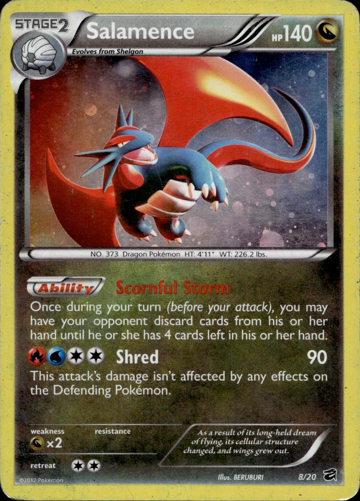 Dragon Vault Salamence [Cosmic-Holo] Pokémon card
